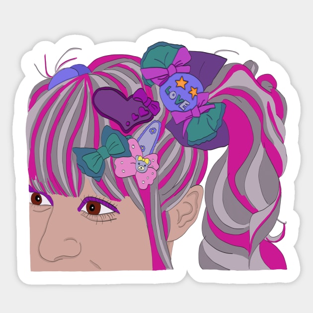 Harajuku Hair Sticker by Beni-Shoga-Ink